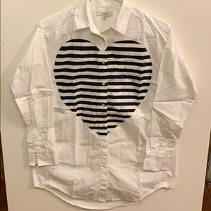 Madewell Heart Button Down